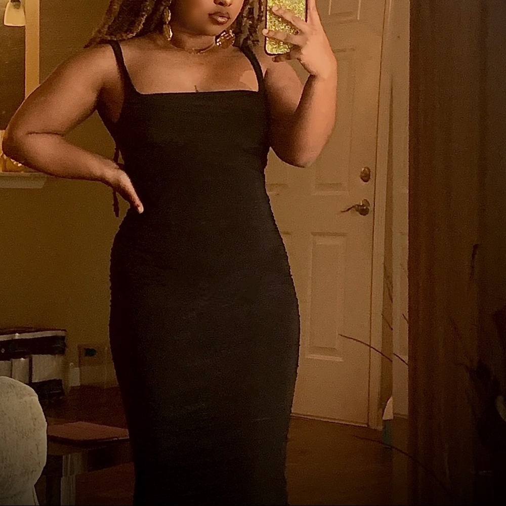 Black Midi Dress
